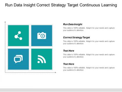 Run data insight correct strategy target continuous learning