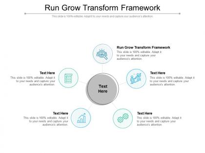 Run grow transform framework ppt powerpoint presentation inspiration guide cpb