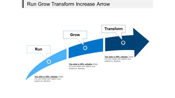 Run grow transform increase arrow