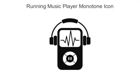 Running Music Player Monotone Icon In Powerpoint Pptx Png And Editable Eps Format