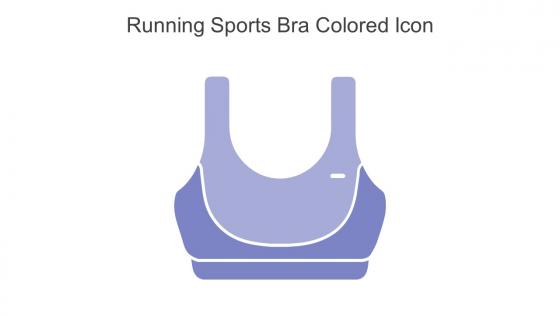 Running Sports Bra Colored Icon In Powerpoint Pptx Png And Editable Eps Format