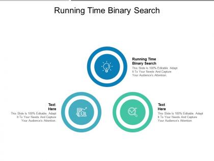Running time binary search ppt powerpoint presentation inspiration slide portrait cpb