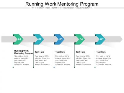 Running work mentoring program ppt powerpoint presentation gallery deck