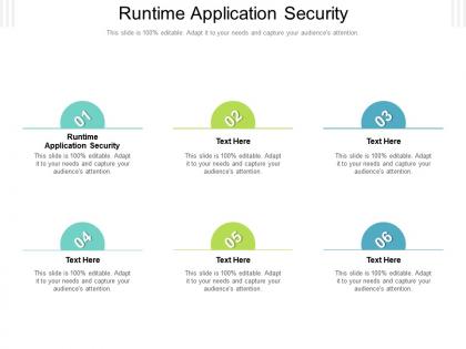Runtime application security ppt powerpoint presentation infographic template templates cpb