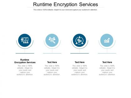 Runtime encryption services ppt powerpoint presentation layouts infographic template cpb