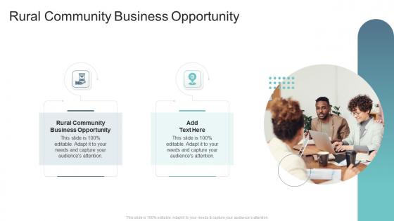 Rural Community Business Opportunity In Powerpoint And Google Slides Cpb