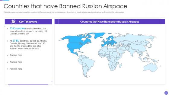 Russia Ukraine War Impact On Aviation Industry Countries Have Banned Russian Airspace