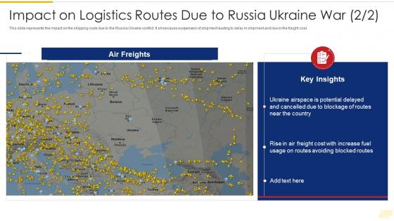 Russia Ukraine War Impact On Global Supply Chain Impact On Logistics Routes Due To Russia