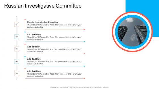 Russian Investigative Committee In Powerpoint And Google Slides Cpb