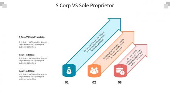 S corp vs sole proprietor ppt powerpoint presentation graphics cpb