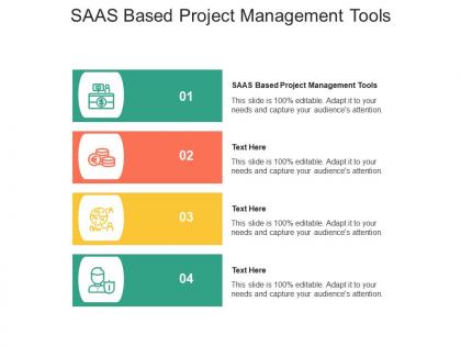 Saas based project management tools ppt powerpoint presentation infographic template slides cpb