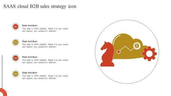 SAAS Cloud B2B Sales Strategy Icon