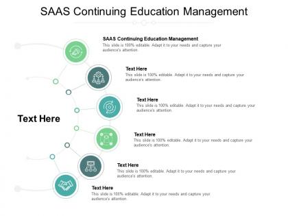 Saas continuing education management ppt powerpoint presentation pictures summary cpb