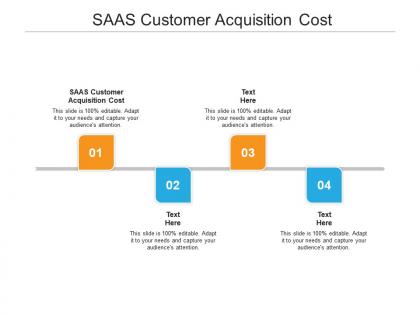 Saas customer acquisition cost ppt powerpoint presentation show demonstration cpb