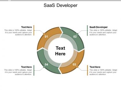 Saas developer ppt powerpoint presentation file maker cpb