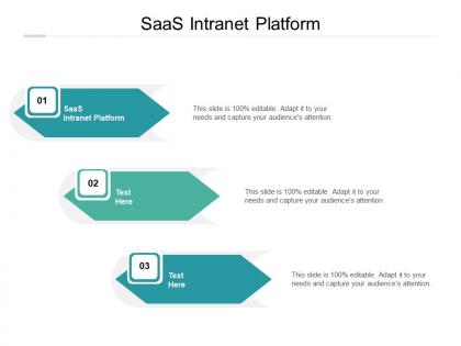 Saas intranet platform ppt powerpoint presentation show aids cpb