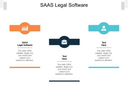 Saas legal software ppt powerpoint presentation slides deck cpb