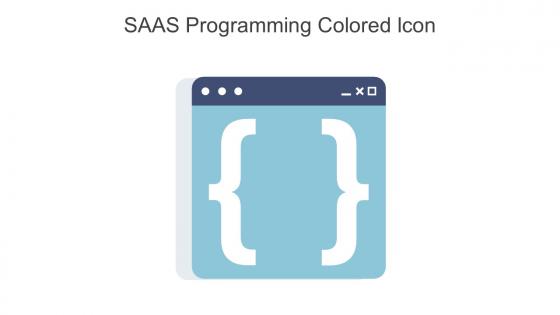 SAAS Programming Colored Icon In Powerpoint Pptx Png And Editable Eps Format