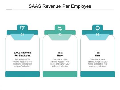 Saas revenue per employee ppt powerpoint presentation infographic template example cpb