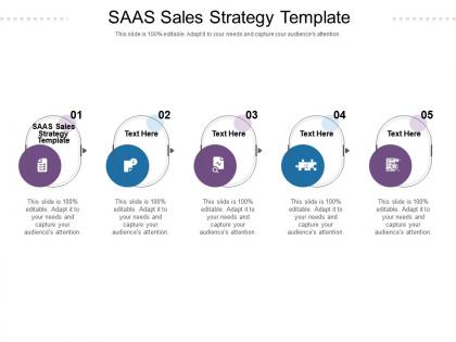Saas sales strategy template ppt powerpoint presentation slides example cpb