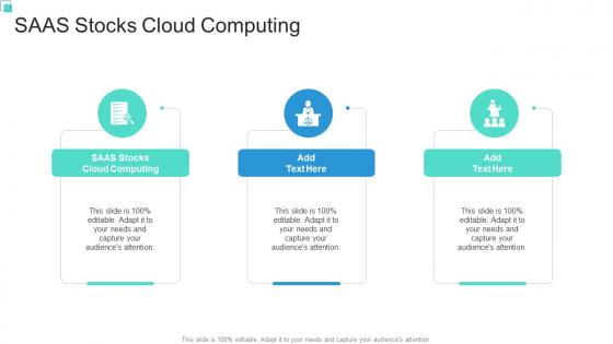 SAAS Stocks Cloud Computing In Powerpoint And Google Slides Cpb