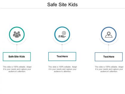 Safe site kids ppt powerpoint presentation gallery slide portrait cpb