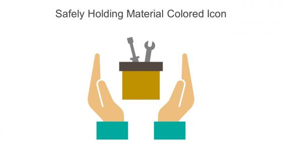 Safely Holding Material Colored Icon In Powerpoint Pptx Png And Editable Eps Format