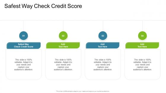Safest Way Check Credit Score In Powerpoint And Google Slides Cpb