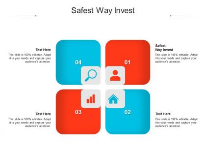Safest way invest ppt powerpoint presentation infographic template guide cpb