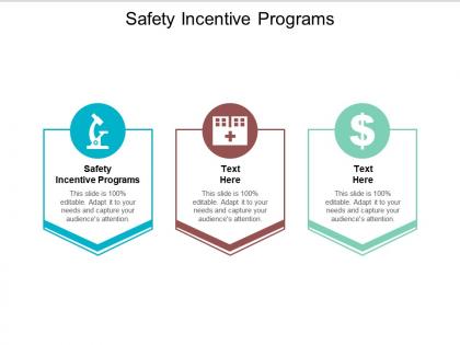 Safety incentive programs ppt powerpoint presentation infographic template examples cpb