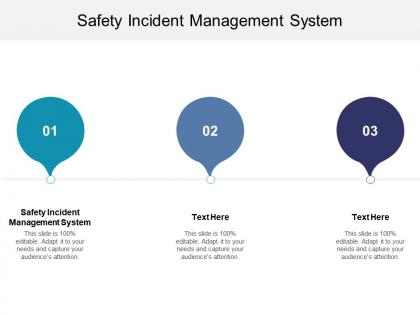 Safety incident management system ppt powerpoint presentation icon show cpb