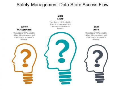 Safety management data store access flow attending physician cpb