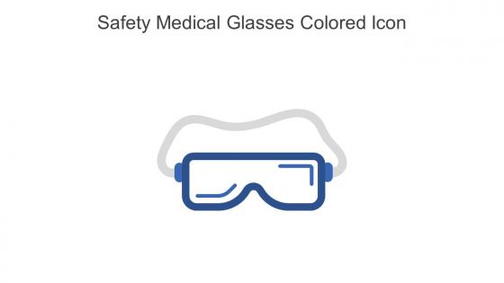 Safety Medical Glasses Colored Icon In Powerpoint Pptx Png And Editable Eps Format