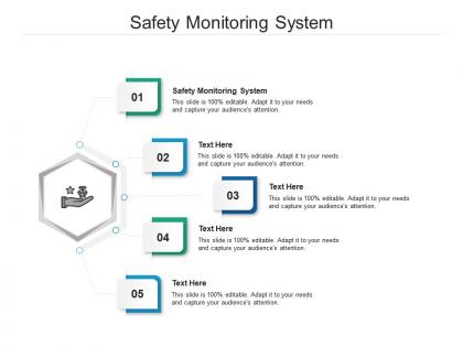 Safety monitoring system ppt powerpoint presentation summary icon cpb