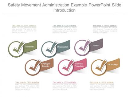Safety movement administration example powerpoint slide introduction