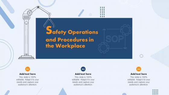 Safety Operations And Procedures In The Workplace Ppt Mockup