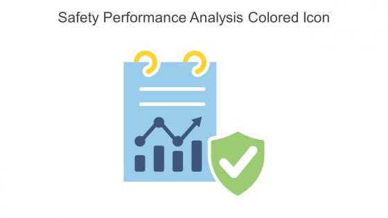 Safety Performance Analysis Colored Icon In Powerpoint Pptx Png And Editable Eps Format