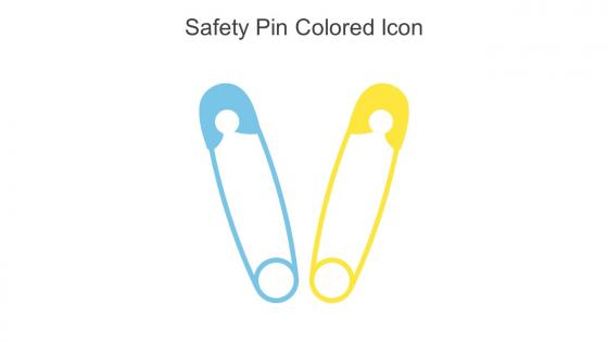Safety Pin Colored Icon In Powerpoint Pptx Png And Editable Eps Format