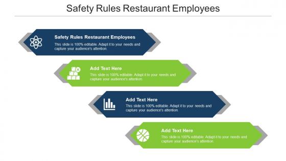 Safety Rules Restaurant Employees Ppt Powerpoint Presentation Inspiration Cpb