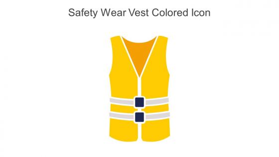 Safety Wear Vest Colored Icon In Powerpoint Pptx Png And Editable Eps Format