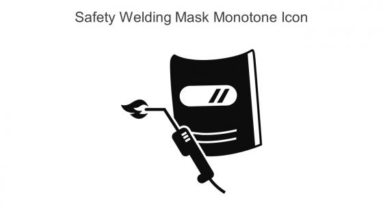 Safety Welding Mask Monotone Icon In Powerpoint Pptx Png And Editable Eps Format
