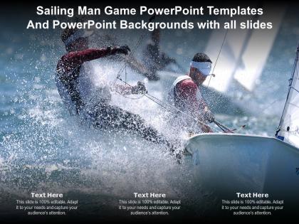 Sailing man game powerpoint templates backgrounds with all slides ppt powerpoint