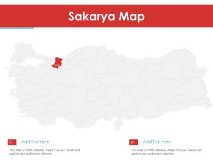 Sakarya map powerpoint presentation ppt template