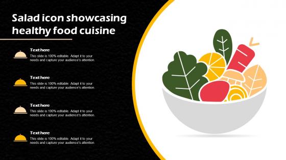 Salad Icon Showcasing Healthy Food Cuisine