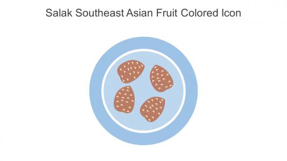 Salak Southeast Asian Fruit Colored Icon In Powerpoint Pptx Png And Editable Eps Format