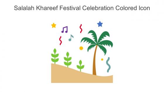 Salalah Khareef Festival Celebration Colored Icon In Powerpoint Pptx Png And Editable Eps Format