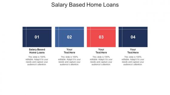 Salary based home loans ppt powerpoint presentation icon backgrounds cpb
