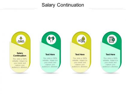Salary continuation ppt powerpoint presentation gallery infographic template cpb