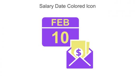 Salary Date Colored Icon In Powerpoint Pptx Png And Editable Eps Format