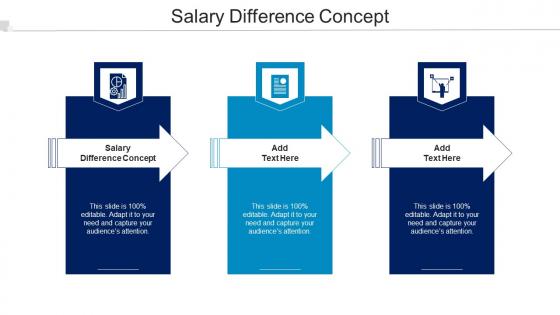 Salary Difference Concept Ppt Powerpoint Presentation Icon Objects Cpb